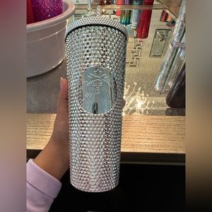 Starbucks Disneyland Silver Studded Tumbler Venti